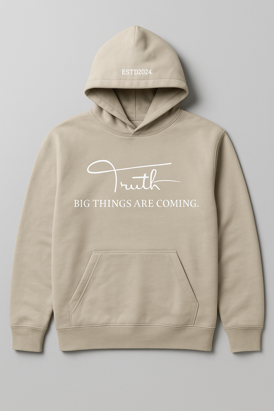 TRUTH big things are coming Oversized  Hoodie