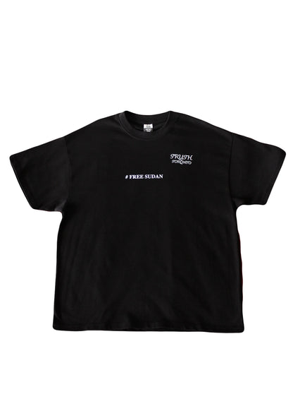 Free Sudan Premium Heavyweight Oversized T shirt
