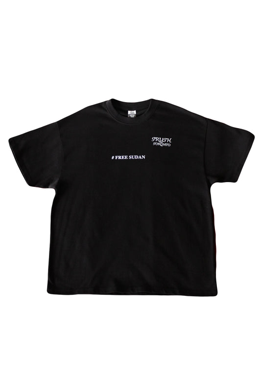 Free Sudan Premium Heavyweight Oversized T shirt